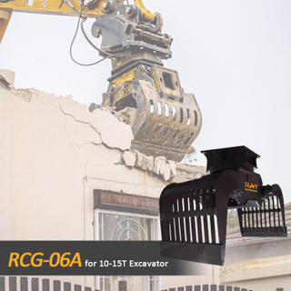 Pinza de demolición y clasificación RCG-06A para excavadora 10-15T