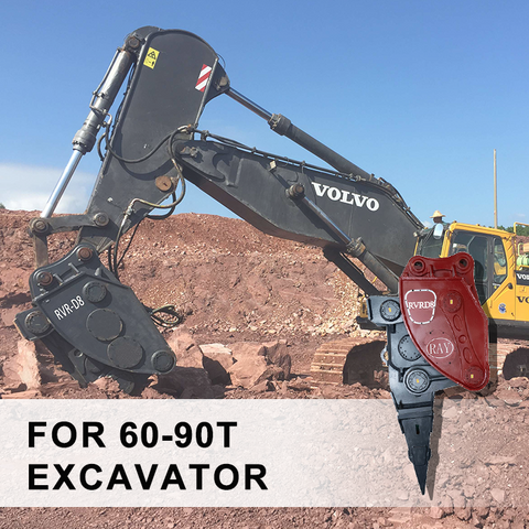 Desgarrador vibratorio RVRD8 para excavadora de 60 a 90 toneladas 