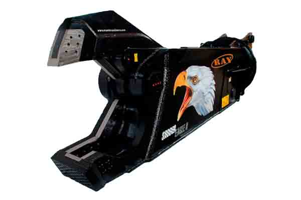Cizalla de águila de corte de acero hidráulico para excavadora SH130R