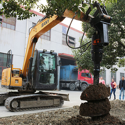 excavadora de agujeros de barrena de tierra