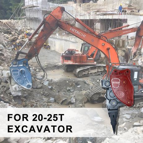 Destripador vibratorio RVR-30 para excavadora de 20 a 25 toneladas