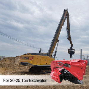 Martillo vibratorio para tablestacas RV-250 para excavadora de 20-25 toneladas