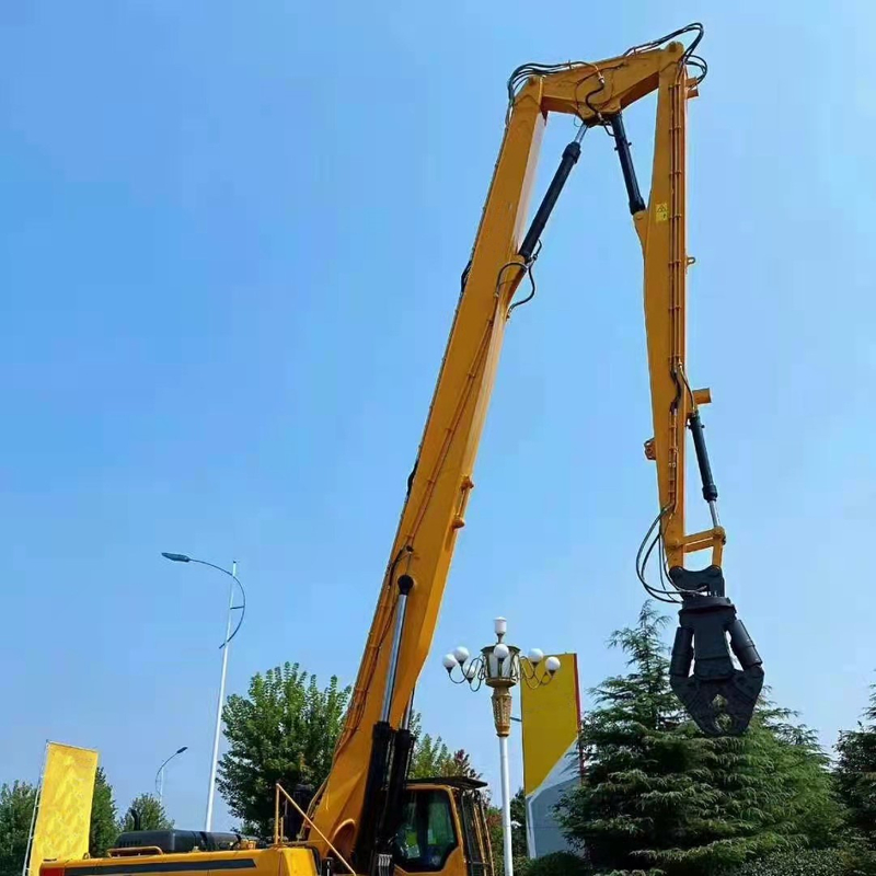 Pluma y brazo de largo alcance de 15 metros para excavadora 22T