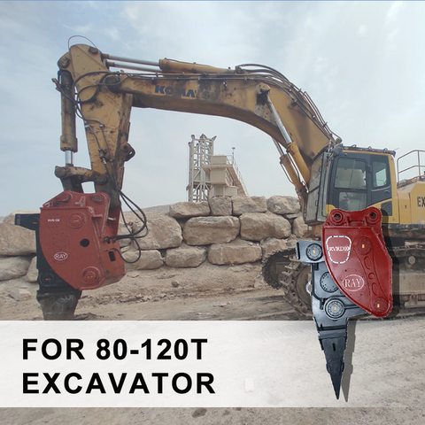 Desgarrador vibratorio RVR-D10 para excavadora de 80-120 toneladas 