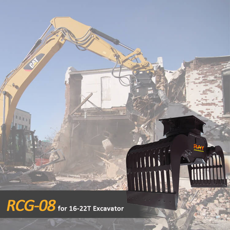 Garfio de excavadora de demolición para excavadora 16-22T RCG-08