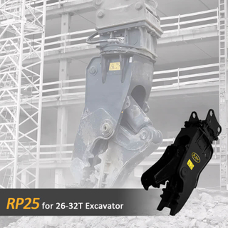 Pulverizador de rotación para excavadora RP25
