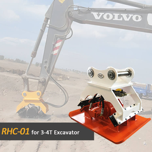 Compactador de placa vibratoria hidráulica RHC-01 para excavadora de 3-4 toneladas