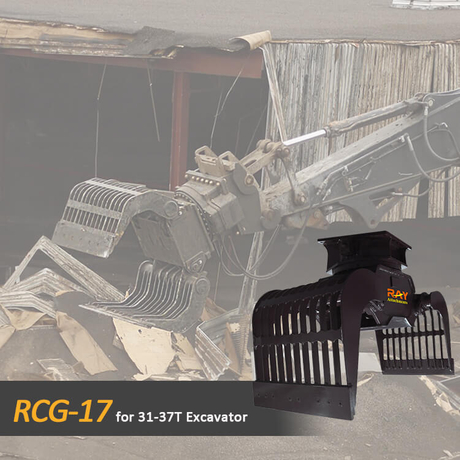 Garfio clasificador de demolición para excavadora de 31-37 toneladas RCG-17