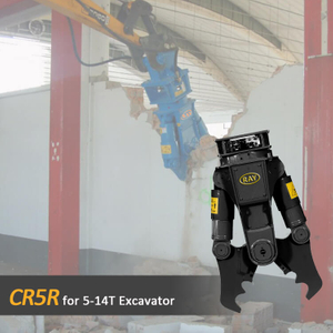 Excavadora rotativa Trituradora de demolición Pulverizador CR5R