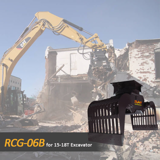 Garfio de excavadora de demolición de excavadora 15-18T RCG-06B