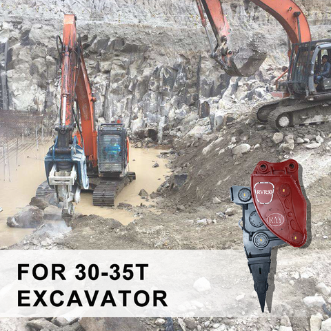 Desgarrador vibratorio RVR-50 para excavadora de 30-35 toneladas