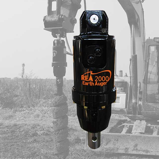 Excavadora REA2000 Taladro de tierra Taladro de poste para excavadora 1-2.5T