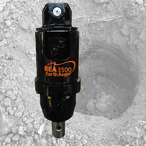 Excavadora REA3500 Máquina perforadora de barrena de tierra para excavadora 2.5-4.5T