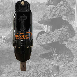 REA5500 Earth Auger Post Hole Digger Auger para excavadora 5-7T